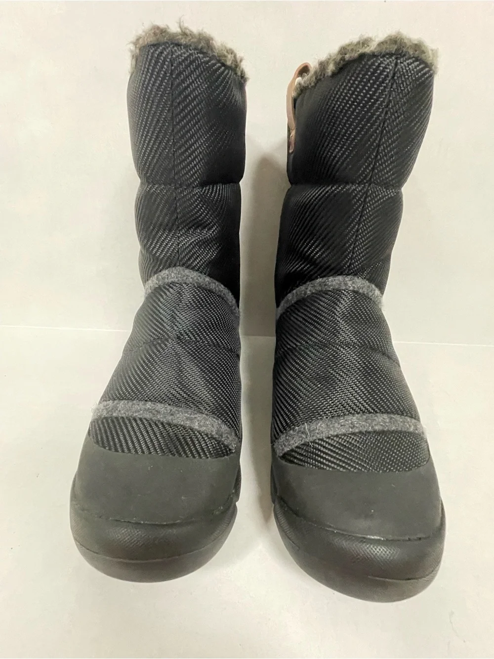 CLARKS | Tri Aspen GoreTex GTX Women's Black Winter Pull-On Fur-Lined Boots | 7